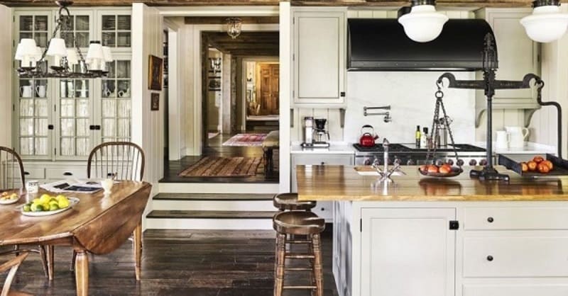 Nội thất nhà bếp với phong cách Rustic